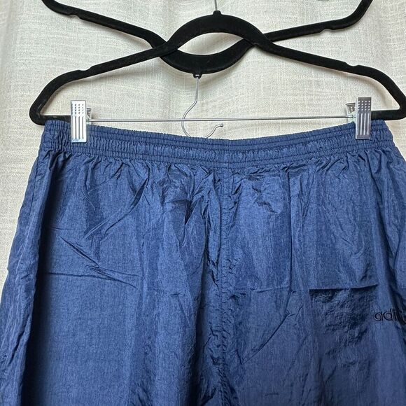 2/$30 Adidas Vintage Nylon Windbreaker Pants Joggers Mens XL Running Track 90s - Picture 9 of 13
